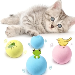 Moderne Klassieke Eva Plastic Kattenkruid Spelen Speelgoed Grappig Zwaartekracht Huisdiervogel-Roepende Insectenzangbal Voor Nieuwjaars & Halloween - Product Image 1