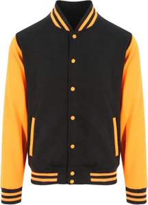 Veste universitaire unisexe en coton mélangé Letterman de haute qualité veste de baseball coupe-vent de style tendance pour hommes avec impression de logo - Product Image 3