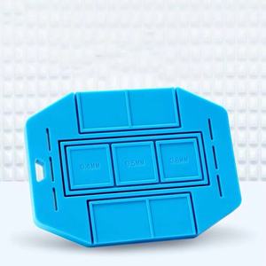 แผ่นซิลิโคน BGA สากลแผ่นฉนวนกันความร้อนฐานแม่เหล็กลายฉลุ BGA สำหรับ <span class=keywords><strong>CPU</strong></span> ชิปบัดกรี BGA reballing - Product Image 5