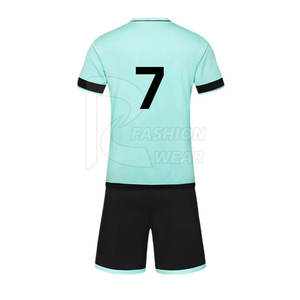 Uniforme de fútbol juvenil de manga corta personalizado de alta calidad, ropa de fútbol personalizada de calidad disponible en venta al por mayor - Product Image 2
