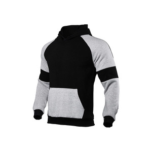 Survêtement confortable et respirant pour homme, manches longues, blocs de couleur, avec capuche et cordon de serrage, taille élastique - Product Image 2