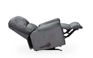 Sillón reclinable de tela de 1 plaza con balancín, mecedora tapizada moderna y cómoda, muebles duraderos para sala de estar, diseño elegante - Product Image 2