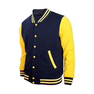 Vestes pour hommes Varsity, en cuir, style universitaire, bomber, veste de collège pour homme - Product Image 1