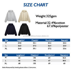 New Arrival <b>Men's</b> Hooded <b>Hoodies</b> 325GSM Fleece Solid Blank Boxy <b>Oversized</b> Casual Streetwear <b>Hoodies</b> <b>for</b> <b>Men</b> - Product Image 3
