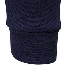 Wholesale Customized <b>Men's</b> 2-Piece Navy Casual Jogging Activewear XL Size Long Sleeve Pullover Hoodie Winter Navy Sweatsuit - Product Image 4
