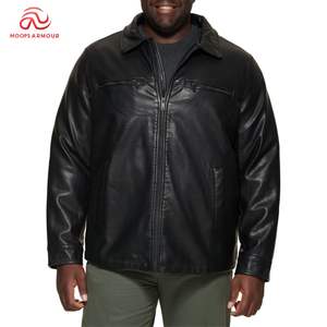 Blouson aviateur en cuir véritable pour homme, usage moto, broderie multicolore, imperméable et respirant - Product Image 1