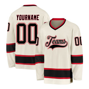 Maillot de hockey sur glace à manches longues avec impression par sublimation, uniforme personnalisé, entraînement, sport universitaire, vêtements de hockey - Product Image 3