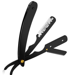 Meilleur rasoir de barbier professionnel pliant en acier inoxydable allemand pour la coupe de la barbe - Product Image 2