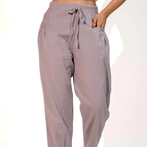 ชุดเสื้อผ้าสตรีเอวสูงแบบไทยฮาเร็มทรงหลวมกางเกงสไตล์โบฮีเมียนเทรนด์2025สำหรับไปเที่ยวเทศกาลโบฮีเมียน - Product Image 1