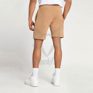 Short de survêtement d'été en coton polyester de qualité supérieure pour hommes, short de survêtement respirant et écologique de couleur unie - Product Image 4