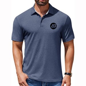 Hombres de calidad superior para camisas Logotipo personalizado Impreso Patrón sólido Tela de lona Secado rápido Manga corta Último estilo Bajo - Product Image 4