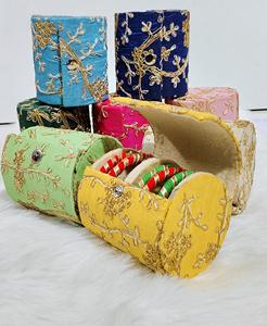 Caja de brazalete nupcial de diseñador étnico al por mayor regalo de boda Favor señoras artículo de moda caja Chuda para regalo de devolución - Product Image 2