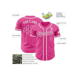 ขายส่งเสื้อเบสบอลแบบกำหนดเองพิมพ์ชื่อ/หมายเลข/โลโก้เสื้อฮิปฮอปชุดกีฬาเบสบอลสำหรับผู้ชายผู้หญิง - Product Image 3