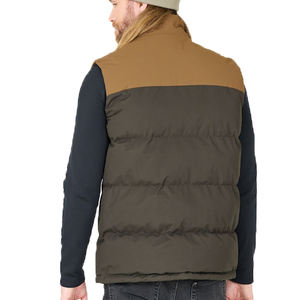 Nouveau design Vestes bouffantes d'hiver à la mode avec logo personnalisé Gilet pour hommes en coton à col montant sans manches - Product Image 2