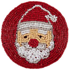 Sous-verres à broderie perlée faits à la main en verre perle tasse pour décor de table à taux de vrac bonne conception perles de rocaille dessous de verre - Product Image 3