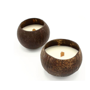 Bols de bougie de noix de coco biodégradables/bol de noix de coco pour bougies/bols de noix de coco pour la fabrication de bougies avec logo laser gravé par Vietnam - Product Image 1