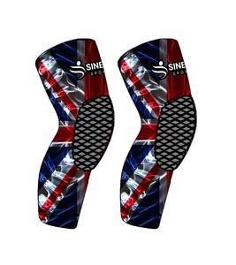 Compression volley-ball basket-ball genouillères manches chaud antidérapant soutien de l'équitation néoprène Polyester élasticité réglable - Product Image 3