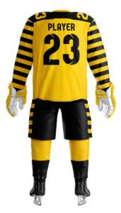 Conjunto de uniforme de hockey sobre hielo de tamaño personalizado de poliéster 100% al por mayor, conjunto de uniforme de hockey sobre hielo sublimado cómodo y elegante para hombres - Product Image 3