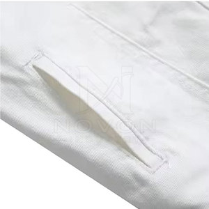 Chaqueta de Mezclilla para Hombre, 100% Algodón, Invierno, Casual, Moda, Manga Larga, Cierre de Botones, Transpirable, Ligera, Proveedor Mayorista - Product Image 4