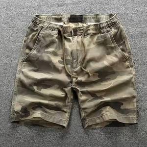 Nuevos pantalones cortos informales, pantalones cortos de tela suaves y cómodos para hombres, 100% de algodón, estampado personalizado, tallas ajustables para hombres, tarifa al por mayor - Product Image 2