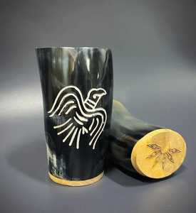 Vaso Rústico de Cuerno para Beber, Acabado Suave, Estilo Bar, Precio Accesible, Vaso de Cuerno de Búfalo para Beber de AALIYAN IMPEX - Product Image 1