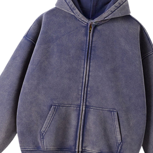 Sudadera con Capucha de Algodón Grueso, Estilo Holgado, Deslavada al Sol, Ropa Urbana para Hombre y Mujer, Sudadera Holgada, Antibolitas y Transpirable para Mujer - Product Image 4