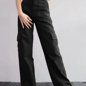 Nuevos y elegantes pantalones Cargo al por mayor para mujer 100% pantalones de algodón orgánico para mujer diseño informal al por mayor Cargo Jogger - Product Image 4