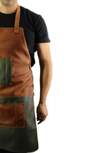 Tablier de soudage à bavoir en cuir sans manches de haute qualité Tablier de soudage à grain de vache - Product Image 5