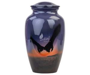 Urna Funeraria de Aluminio con Diseño de Águila Americana Moderna, Capacidad de 3-4L, Hecha a Mano - Product Image 3