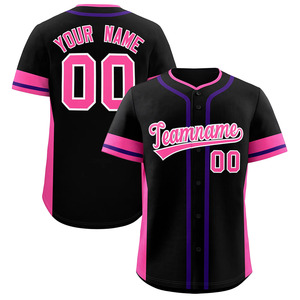Vente en gros de maillot de baseball de style classique, logo imprimé, numéro et nom d'équipe, broderie personnalisée, maillot de baseball uni - Product Image 6