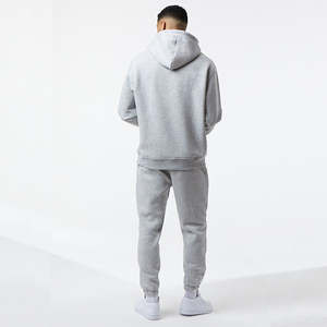 OEM Custom Wholesale <b>Thick</b> Winter <b>Fleece</b> Cotton Plain Oversized Drop Shoulder Pullover Style Hoodies Customized Logo 100% Cotton - Product Image 4