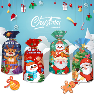 100ピース/セット生分解性セロファントリートバッグ (<span class=keywords><strong>4</strong></span>パターン) BOPP/PE/<span class=keywords><strong>CPP</strong></span>/OPP材料フォトフレーム & クリスマスキャンディー用 - Product Image 4