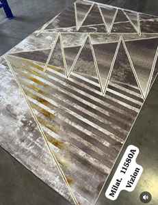 Alfombra Tradicional de Poliéster, Tipo Shaggy, Adiva Gaziantep, Tejida en Jacquard, Hecha a Máquina, de Pelo Alto, Acolchada, Antideslizante y Lavable - Product Image 1