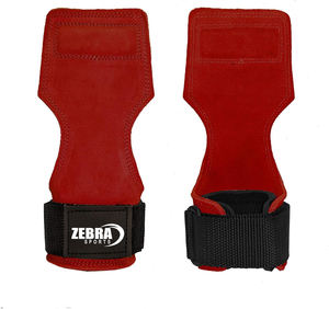 Muñequeras de cuero Oxford de doble capa para un agarre óptimo de entrenamiento de gimnasio Guantes de fitness hechos a medida para levantamiento de pesas - Product Image 3