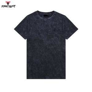 2025 Diseño personalizado Lavado ácido 100% Algodón Camisetas de talla grande para hombre Camiseta con estampado de logotipo - Product Image 5