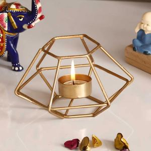 AK ไฟน้ำชาโลหะทองเหลืองแบบทันสมัยสีทองสินค้าคุณภาพสูงสำเร็จรูปสำหรับตกแต่งงานปาร์ตี้/โอกาสพิเศษ - Product Image 1