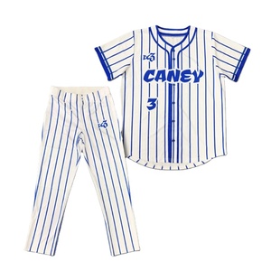 Top vente personnalisé Sublimation conception classique bande équipe Jersey pantalon ensemble Baseball uniforme 2025 respirant 100% Polyester - Product Image 1