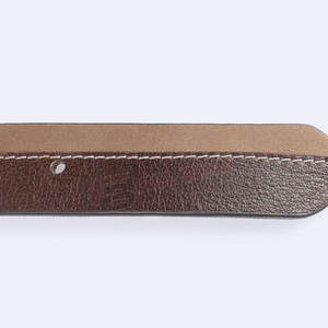 Cinturón de negocios formal de cuero genuino de vaca clásico para hombre de alta calidad estilo informal con acero para hebilla - Product Image 4