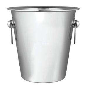 ถังแช่ไวน์ทำจากโลหะ1 3L ทำด้วยมือทำจากเหล็กชุบสังกะสีมีที่จับ - Product Image 6