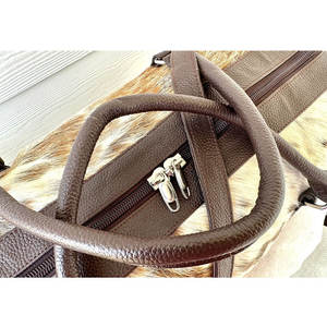 Best Manufacturing Travel Use Leather Cowhide Duffle <b>Bag</b> Durable Material Leather Cowhide Duffle <b>Bag</b> <b>For</b> <b>Sale</b> - Product Image 6