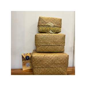 Cesta de mimbre de bambú personalizable superventas, alta calidad, duradera, competitiva y a granel almacenada del fabricante de Vietnam - Product Image 3