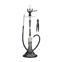 Ensemble de chicha au design unique, ensemble de chicha de luxe, chicha moderne en aluminium et verre, pièces durables de haute qualité, logo personnalisé, couleurs personnalisées