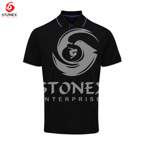 เสื้อโปโลแขนเสื้อโปโลออกแบบโลโก้ของคุณเองสำหรับผู้ชาย - Product Image 5