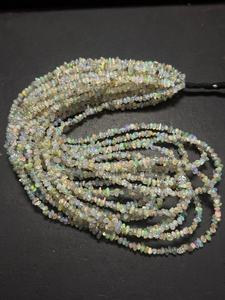 Piedras preciosas en bruto de ópalo de fuego etíope, cuentas de piedra Natural para hacer collares, cuentas únicas de ópalo de fuego - Product Image 4