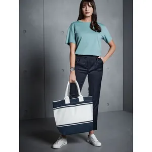 Sac de plage en toile personnalisé, sacs fourre-tout promotionnels personnalisables pour le merchandising - Product Image 3