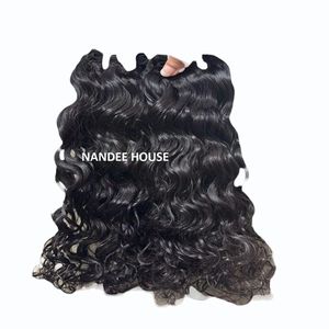 Cabello Humano Ondulado Indio Virgen Sin Procesar de 14-32 Pulgadas 12A, Súper Doble Trama, Ondas Profundas Sueltas - Product Image 4