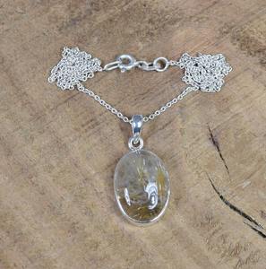 จี้ของขวัญดีไซน์เนอร์สำหรับรูปไข่ของเธอจี้แฟชั่นอัญมณีสีทอง925สเตอร์ลิงเงินอัญมณีเครื่องประดับแฮนด์เมด - Product Image 3