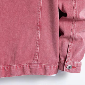 Vente en gros Logo personnalisé Veste denim en toile à capuche respirante Streetwear Hommes de couleur noire Nouvelle arrivée - Product Image 6