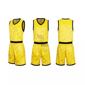 Ensembles de maillots de basket-ball personnalisés Impression par sublimation du nom de l'équipe chemise de basket-ball College League gilet short costume hommes/jeunes - Product Image 4