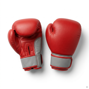 Gants de boxe personnalisés en PU de haute qualité, durables, avec protections imprimées et équipement en microfibre pour l'entraînement de boxe - Product Image 1
